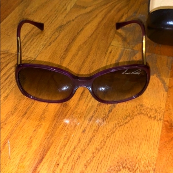 Louis Vuitton Authentic Discontinued Louis Vuitton Purple Glitter Sunglasses - Picture 8 of 9